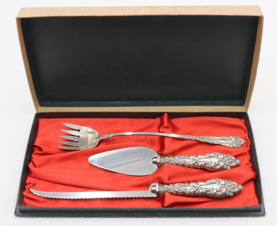 Antique Amston Sterling Serving Set (1 of 3)