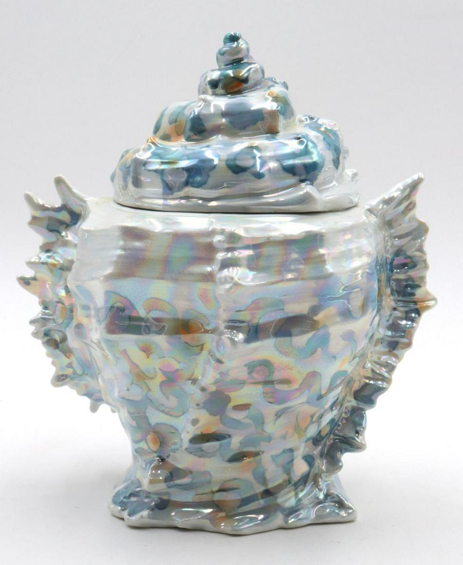 Royal Bayreuth "Spiky Shell" Porcelain Humidor (1 of 2)