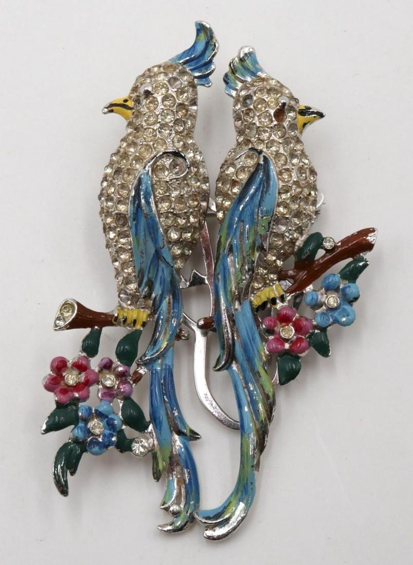 Coro Duette Costume Jewelry Brooch: Coro Duette Costume Jewelry Brooch. Measures approx. - 3 5/8" long.