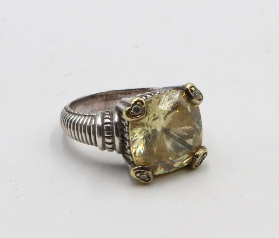Judith Ripka 18Kt & Sterling Ring (1 of 2)