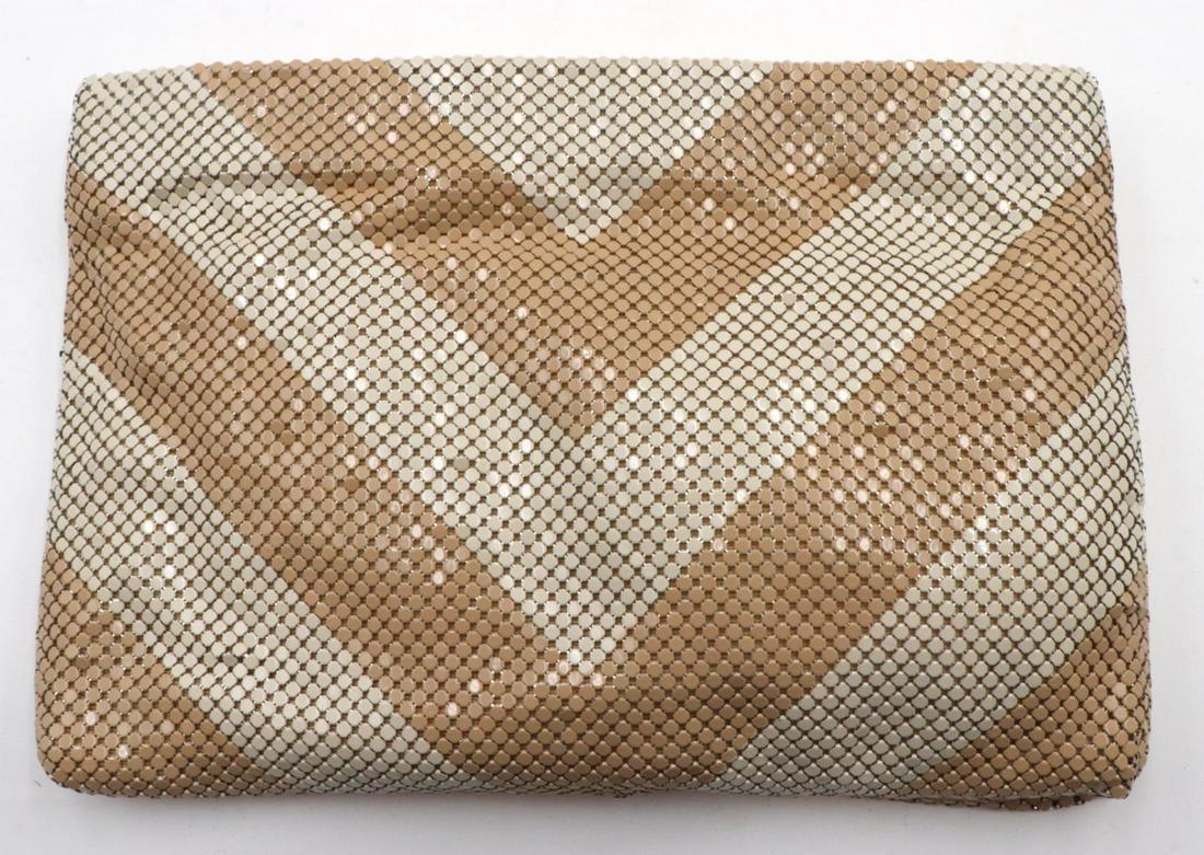 Vintage Whiting & Davis Make Up Bag: Vintage Whiting & Davis Make Up Bag. Measures approx. - 5 3/4" high x 9 3/4" wide.