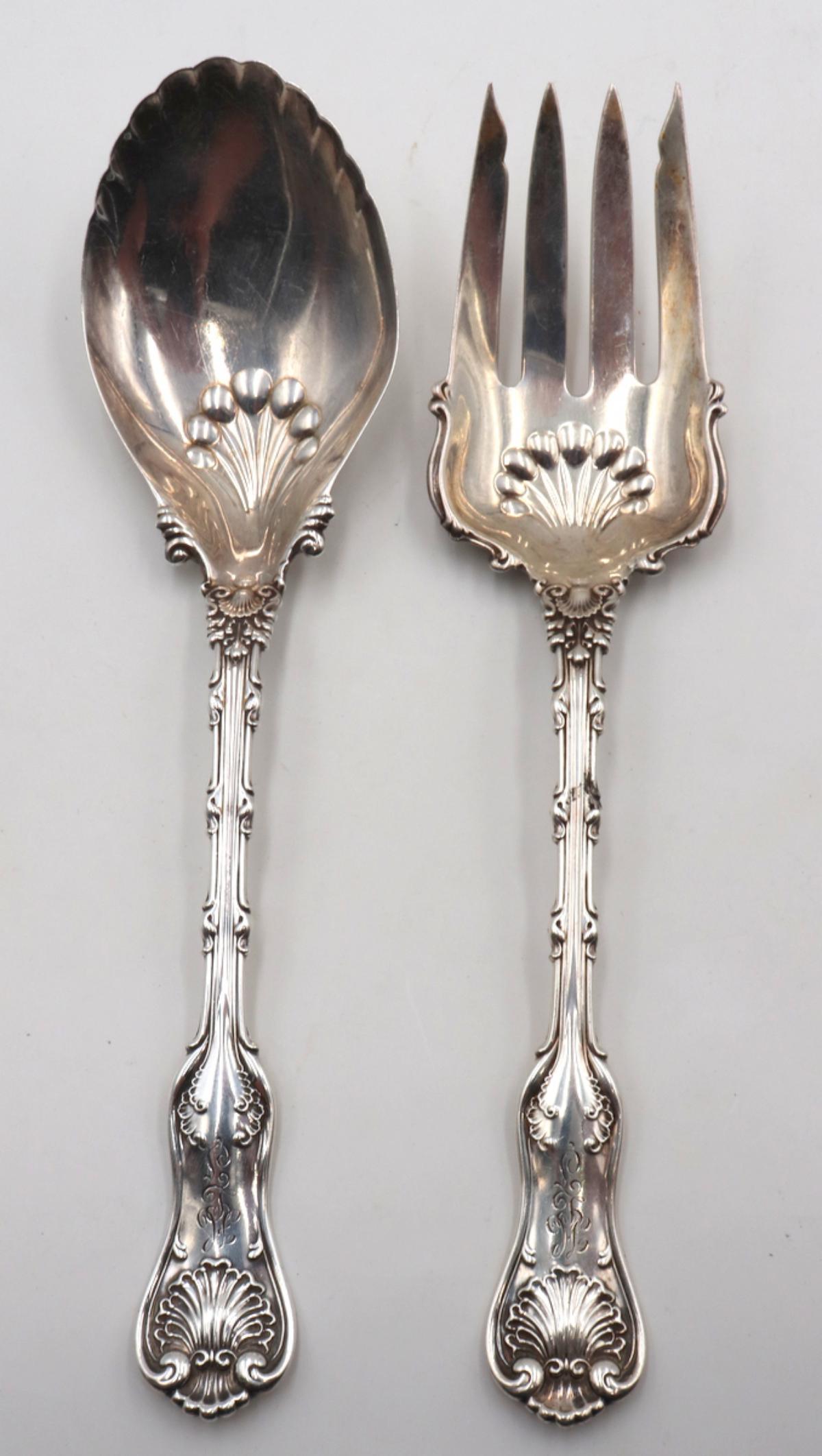 Antique Whiting Sterling Silver Salad Set (1 of 3)