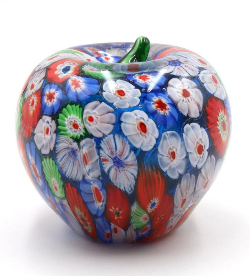 Italian Murano Art Glass Apple (1 of 2)