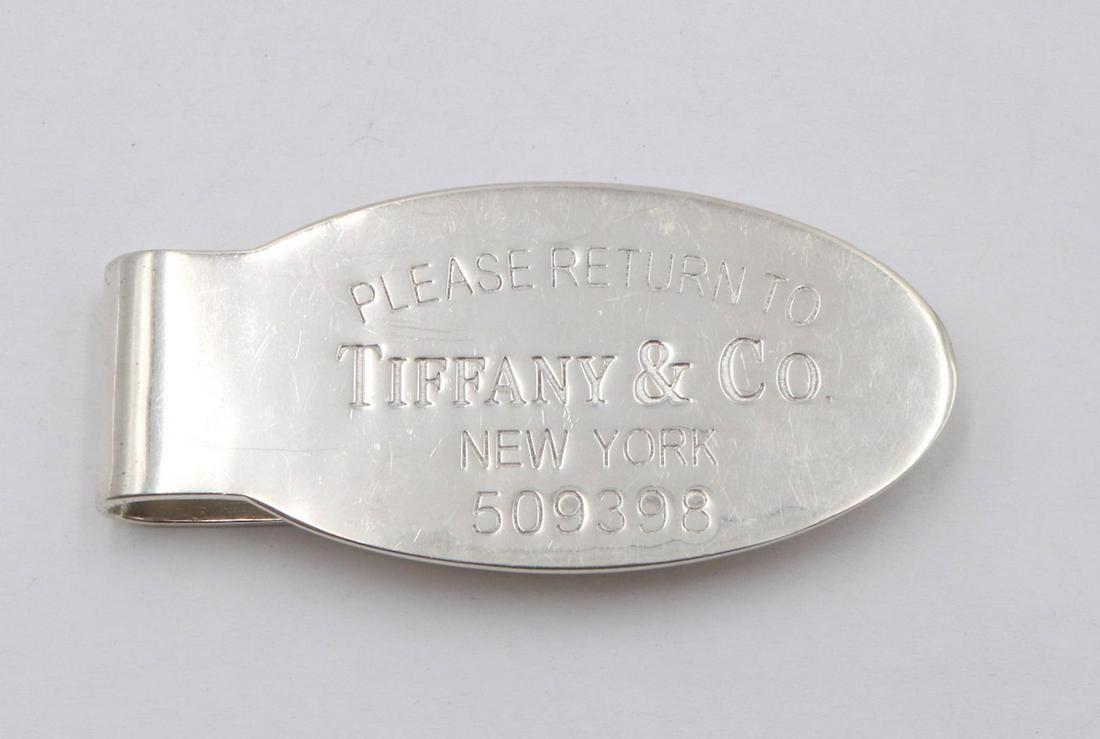 Tiffany & Co. Sterling Silver Money Clip: Tiffany & Co. Sterling Silver Money Clip. "Please Return to Tiffany".