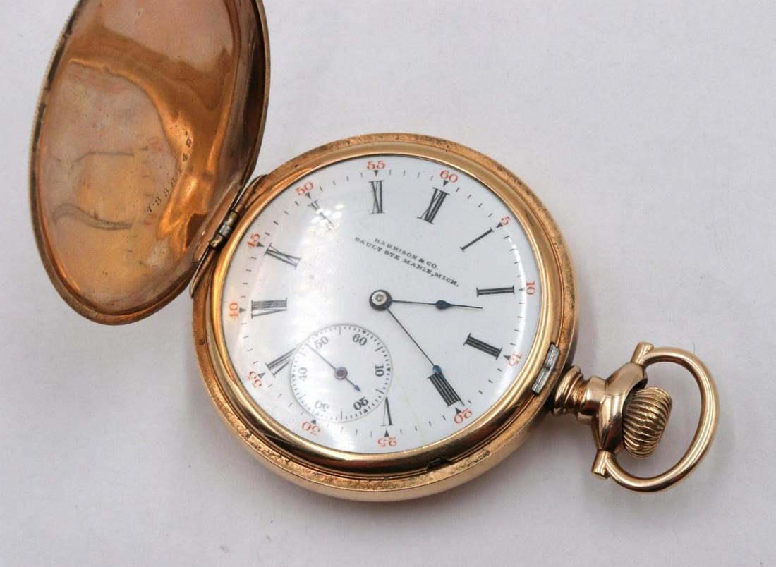 Vintage Illinois Hunting Case Pocket Watch (1 of 2)