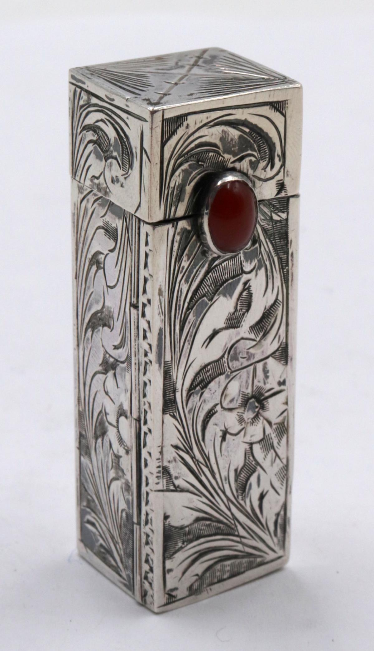 Vintage Sterling Silver Lipstick Holder (1 of 2)