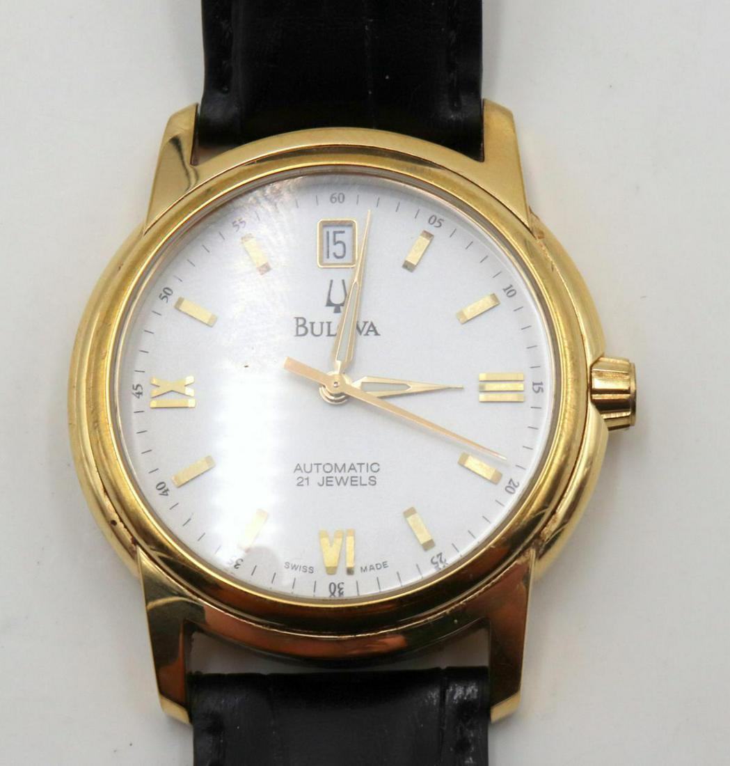 Bulova 21 Jewel Skeleton Back Watch (1 of 3)