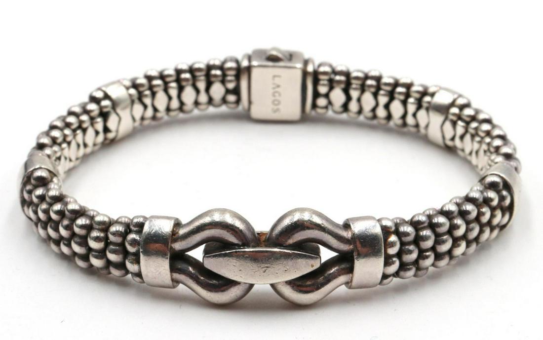 Lagos "Caviar" Sterling Silver Bracelet (1 of 2)