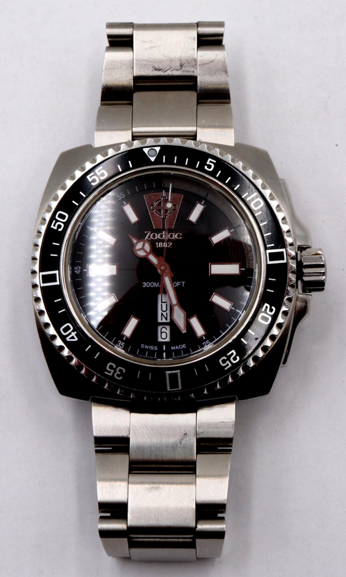 Zodiac V-Wolf Skindiving Wristwatch (1 of 2)