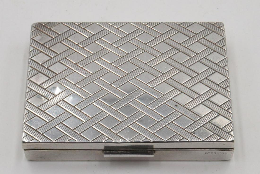Vintage Evans Sterling Silver Card Case (1 of 4)