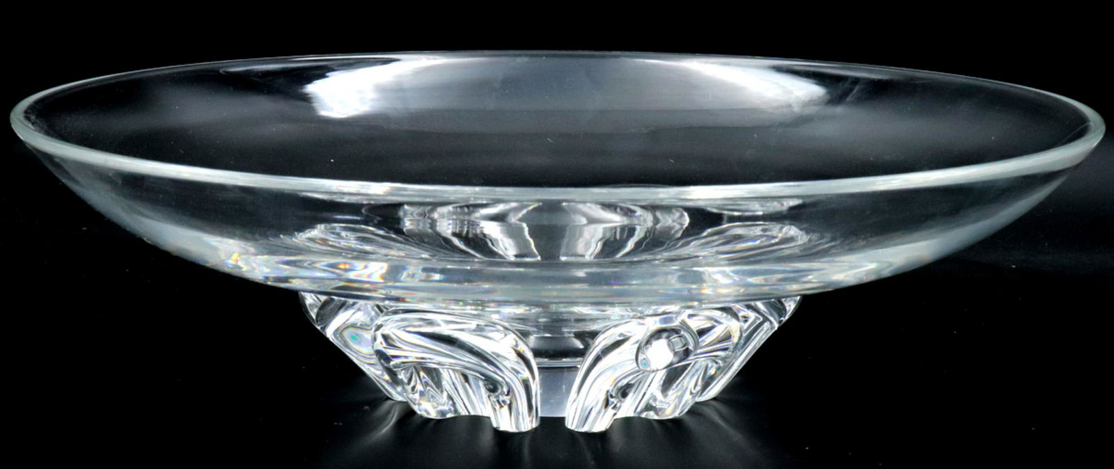 Steuben Crystal Footed Bowl (1 of 3)