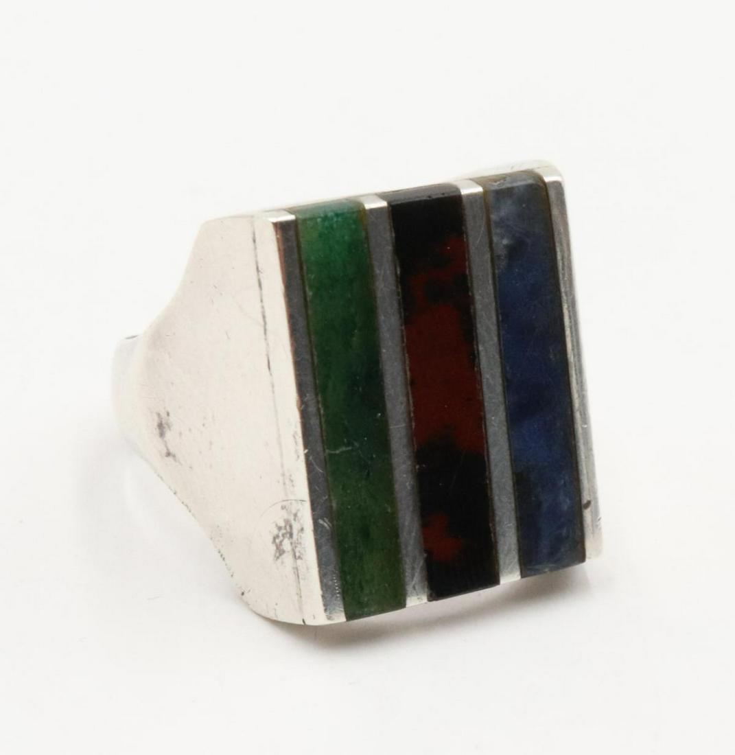 Sterling Silver & Semi-Precious Stone Ring (1 of 2)