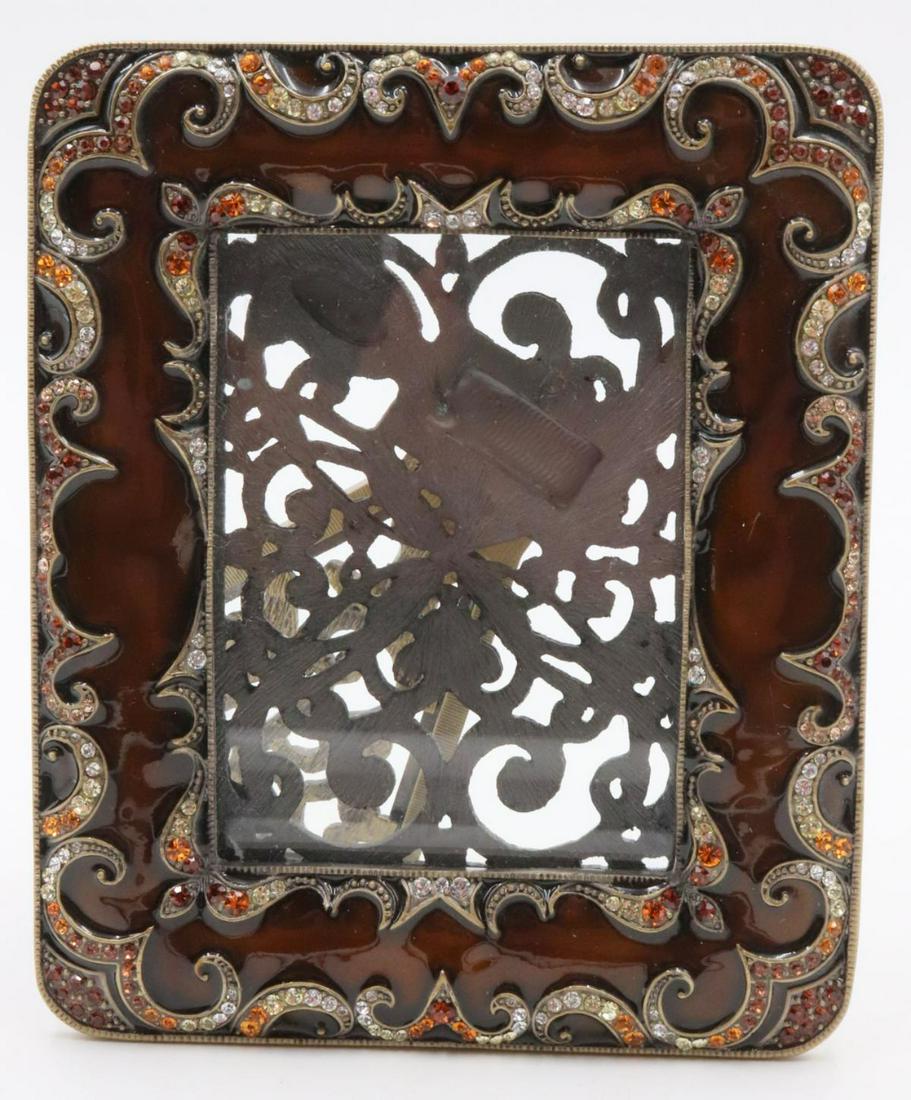Heavy Tizo Enamel & Swarovski Crystal Picture Frame (1 of 2)