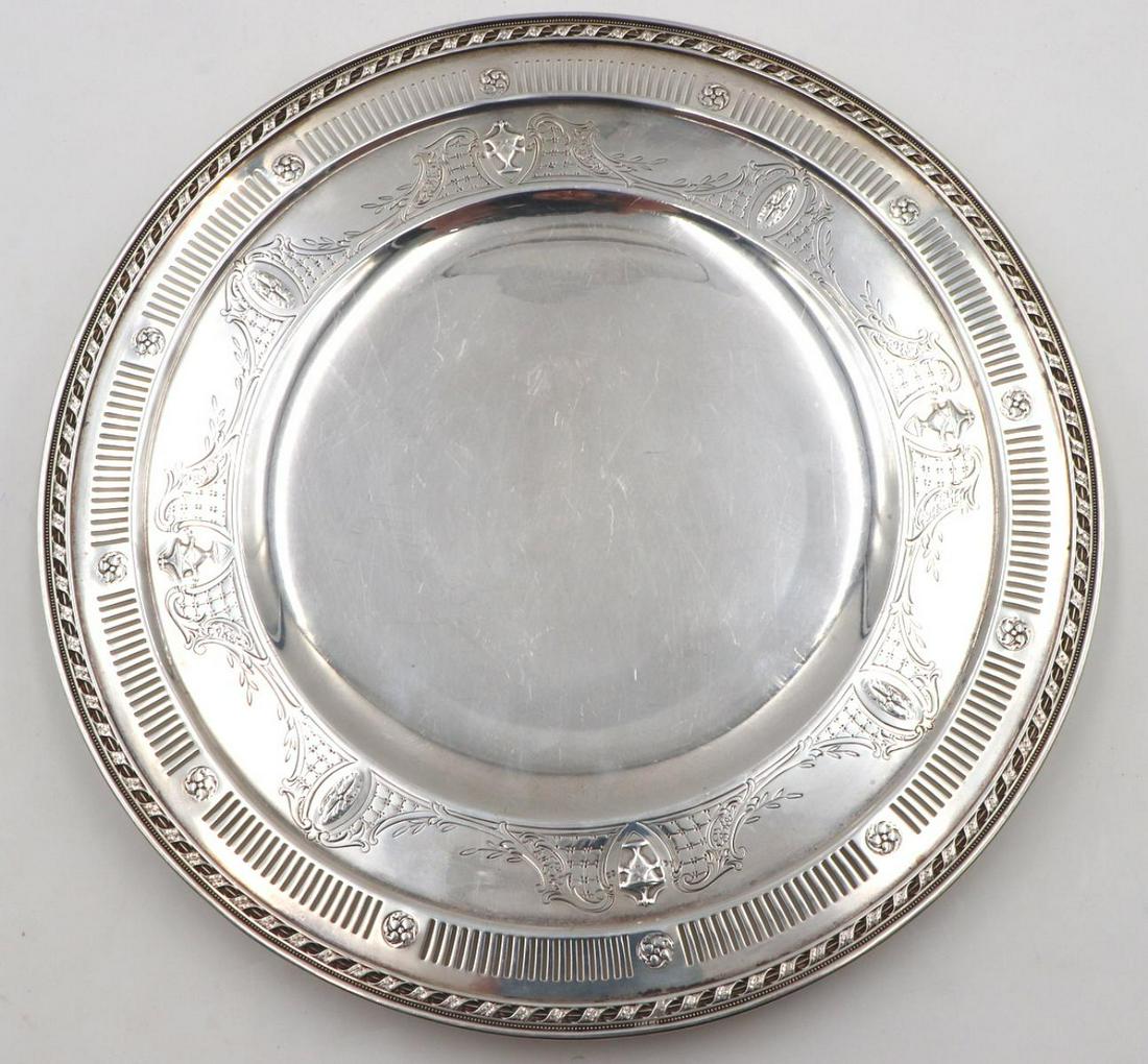 Vintage R. Wallace & Sons Sterling Silver Plate (1 of 3)