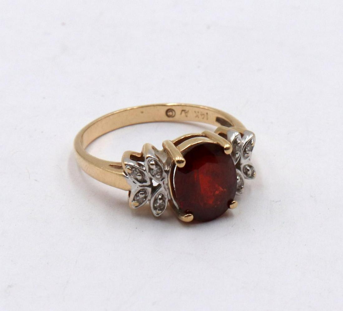 14Kt Ruby & Diamond Ring (1 of 2)