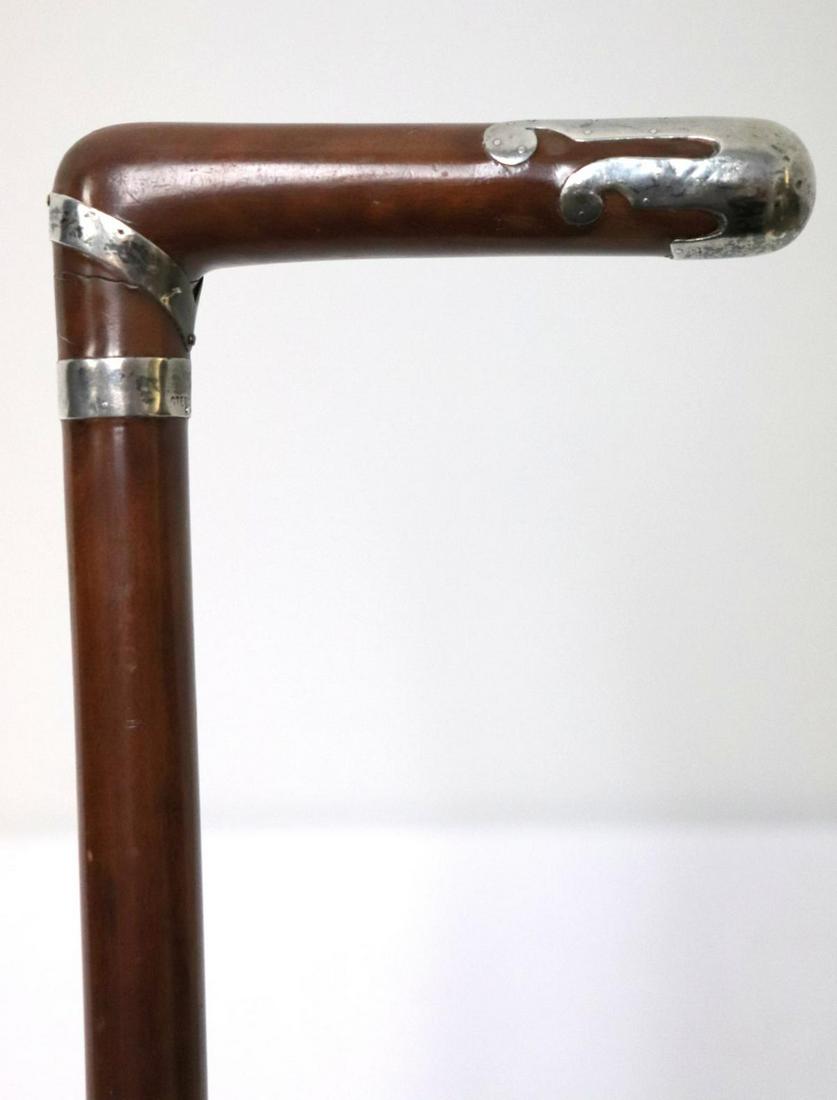 Vintage Sterling Silver & Wooden Cane (1 of 3)