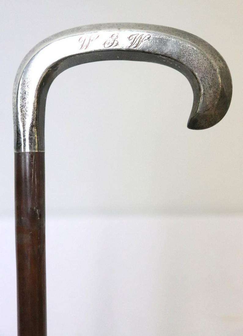 Vintage Sterling Silver & Wooden Cane (1 of 3)