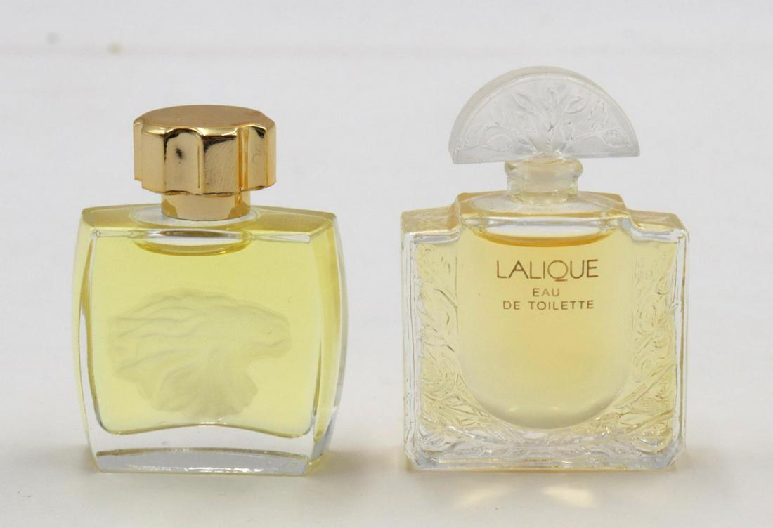 Two Lalique Miniature Perfume Bottles (1 of 1)