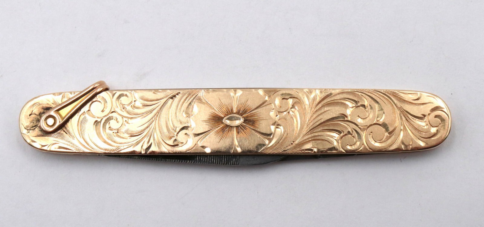 14Kt Two Blade Pocket Knife (1 of 2)