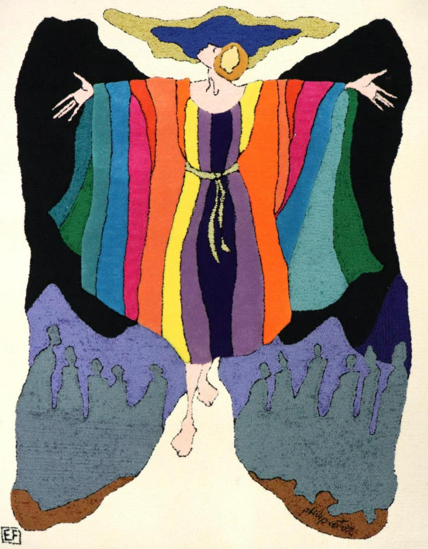 Vintage Edward Fields 100% Wool Rug (1 of 6)