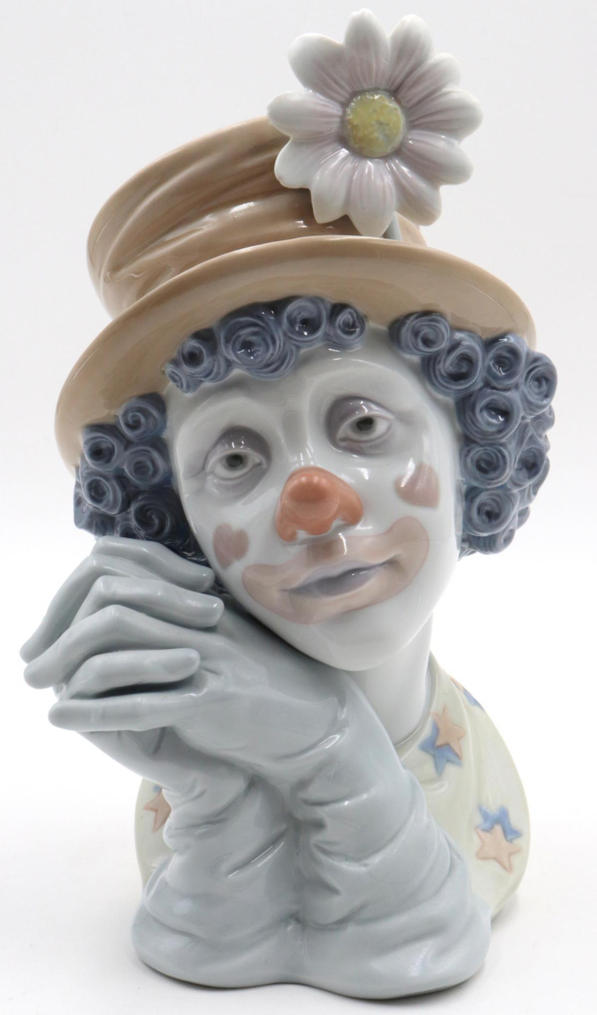 Lladro "Melancholy" #5542 Porcelain Bust (1 of 4)