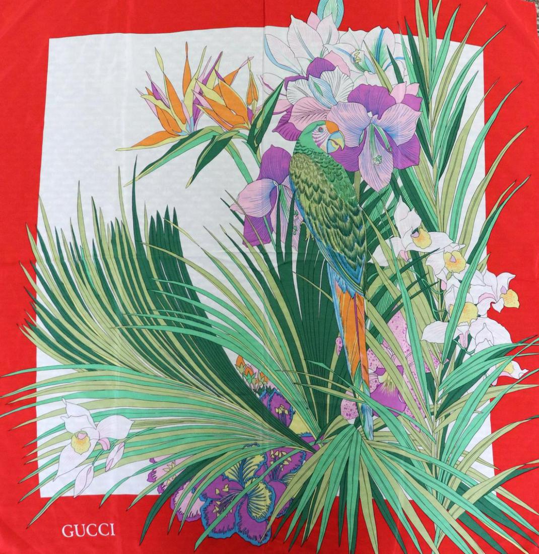 Gucci 100% Silk Scarf (1 of 3)