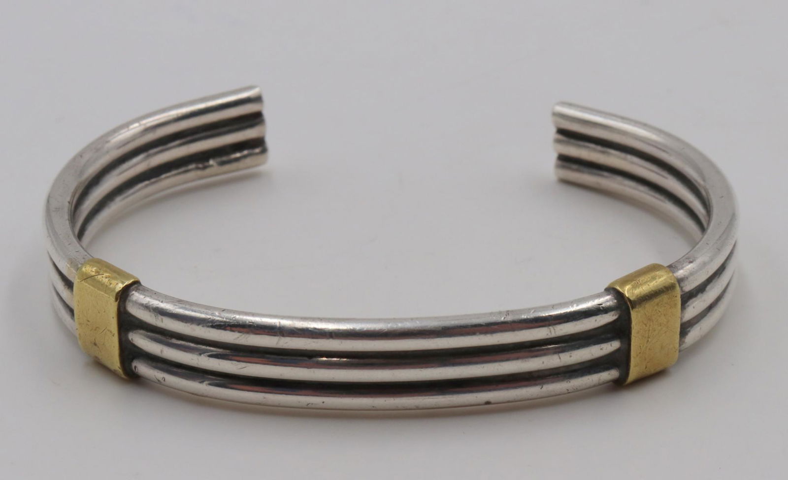 Vermeil Sterling Silver Bangle Bracelet (1 of 2)