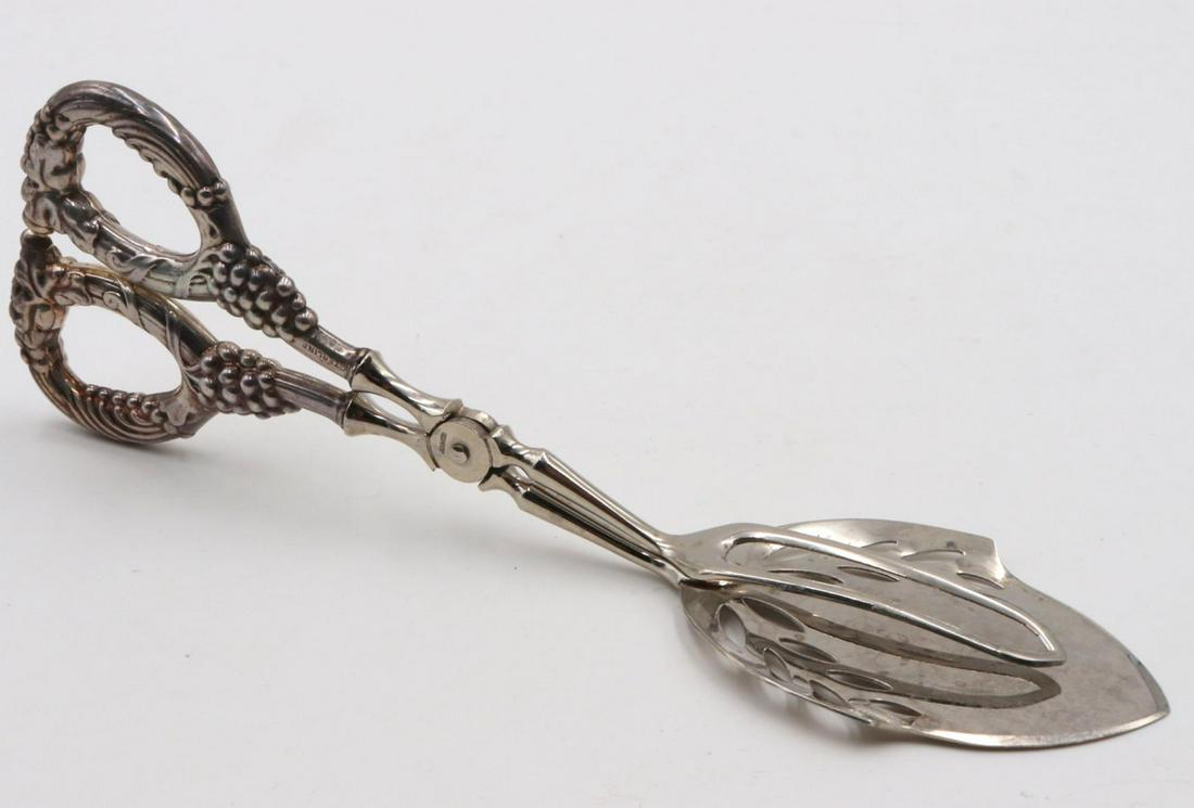 German Sterling Silver Tongs (1 of 2)