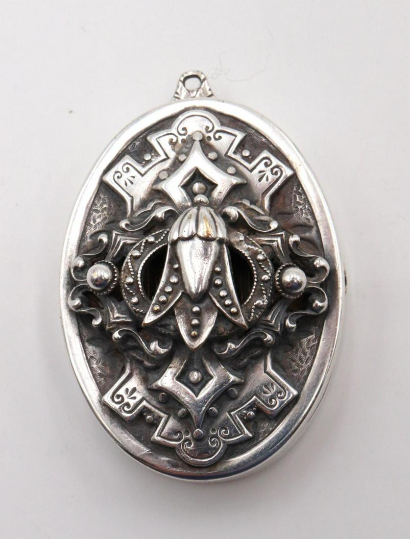 Large Sterling Silver Locket/Pendant (1 of 3)