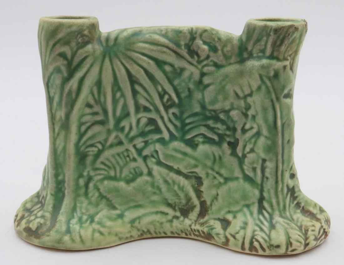 Vintage Weller Pottery Candle Holder (1 of 2)