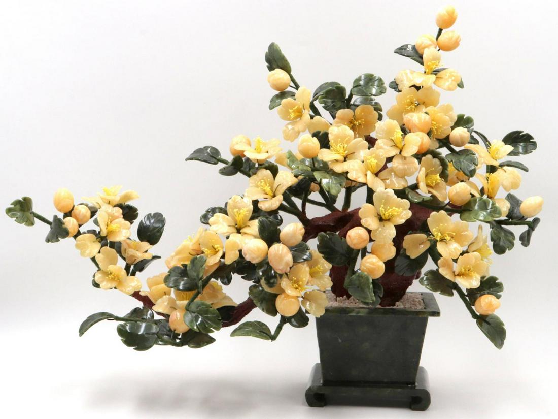Large Vintage Multi-Colored Jade Tree (1 of 4)