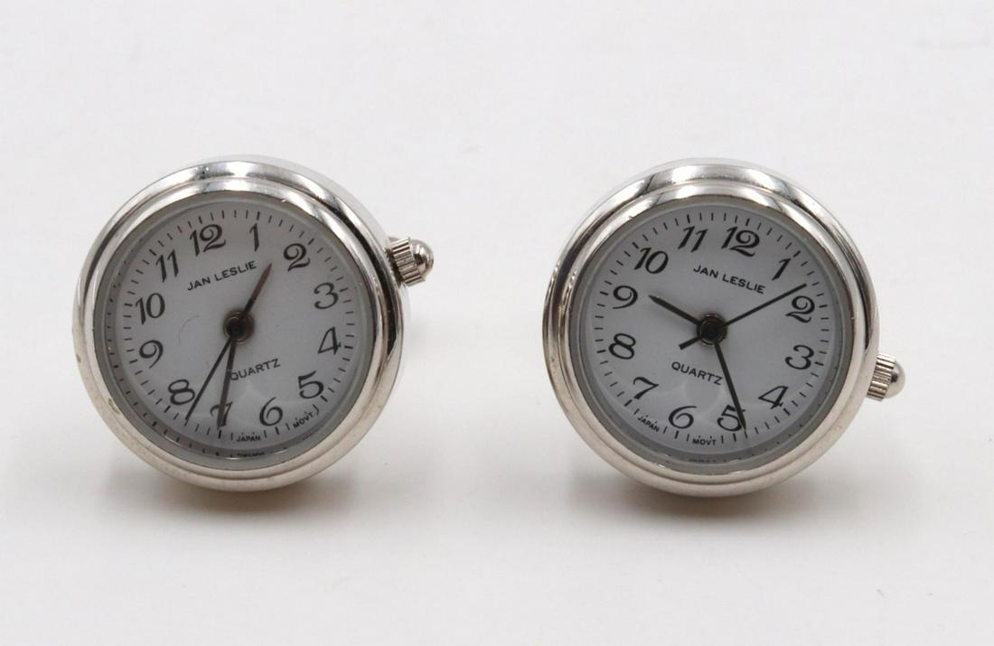 Jan Leslee Pair of Watch Cufflinks (1 of 2)