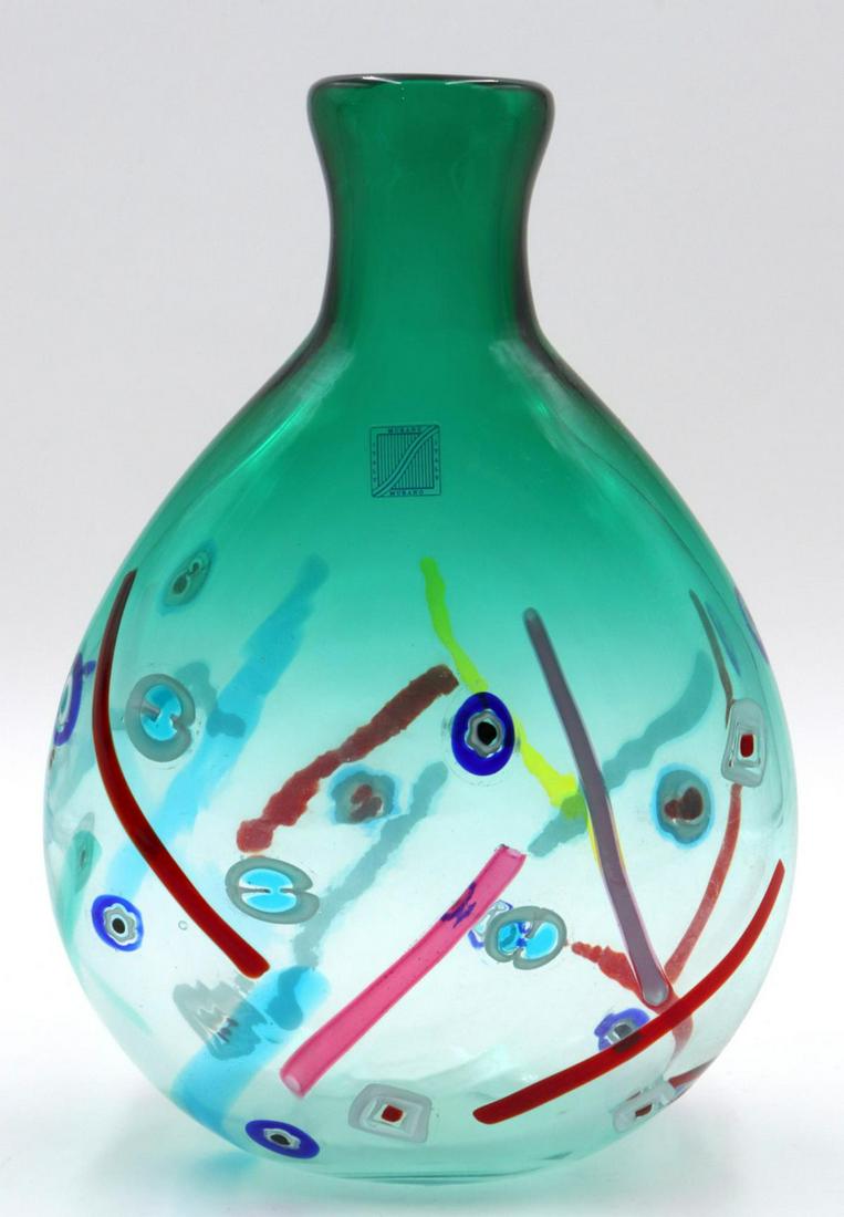 Stefano Toso Murano Art Glass Vase (1 of 3)