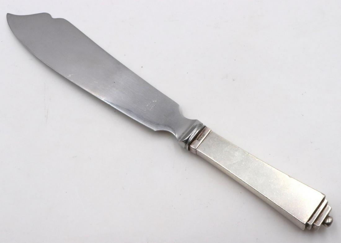 Georg Jensen "Pyramid" Sterling Silver Cake Knife (1 of 4)