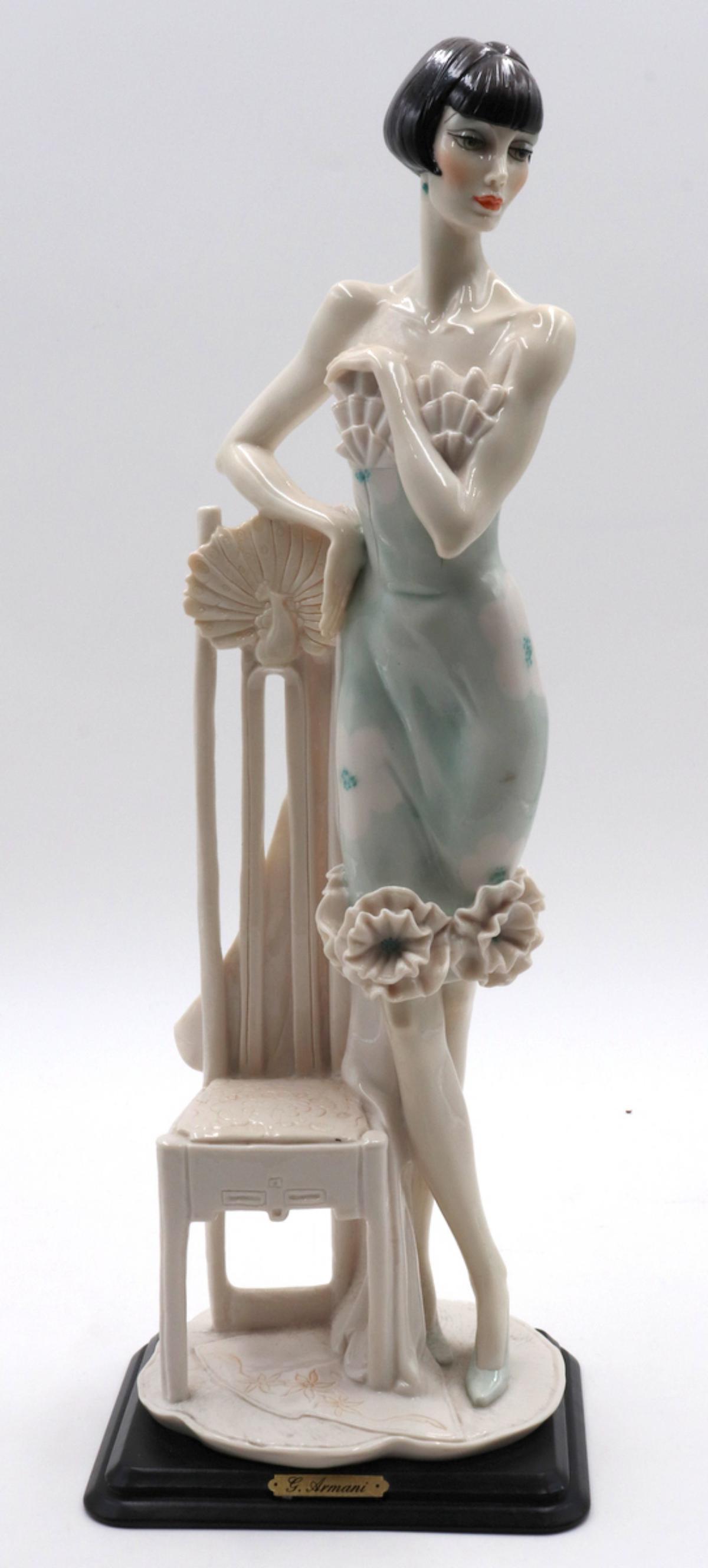 Giuseppe Armani Porcelain Sculpture: Giuseppe Armani Porcelain Sculpture. Measures approx. - 16" high x 5 3/4" wide.