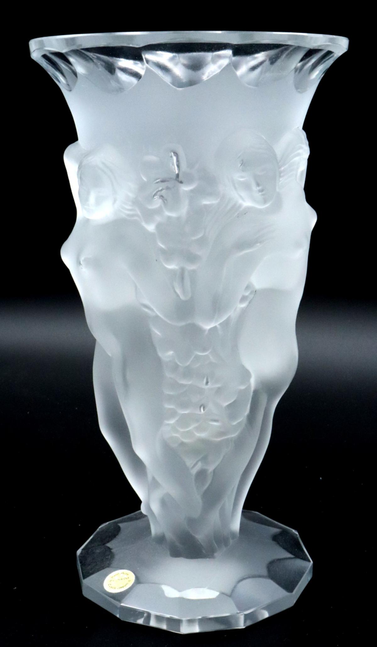 Czech Republic Hand Made Crystal Vase (1 of 3)