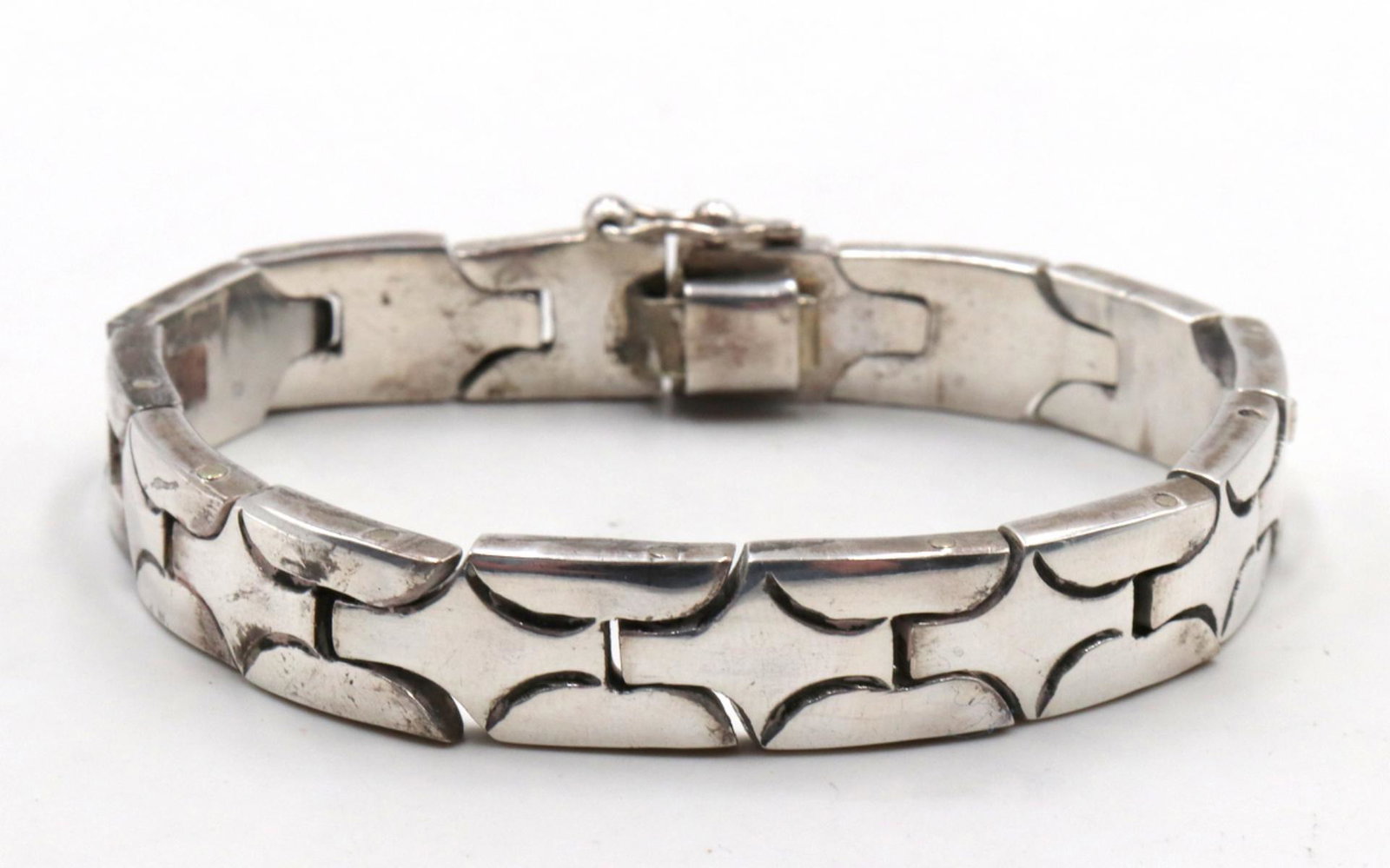 Taxco 950 Sterling Silver Bracelet (1 of 2)