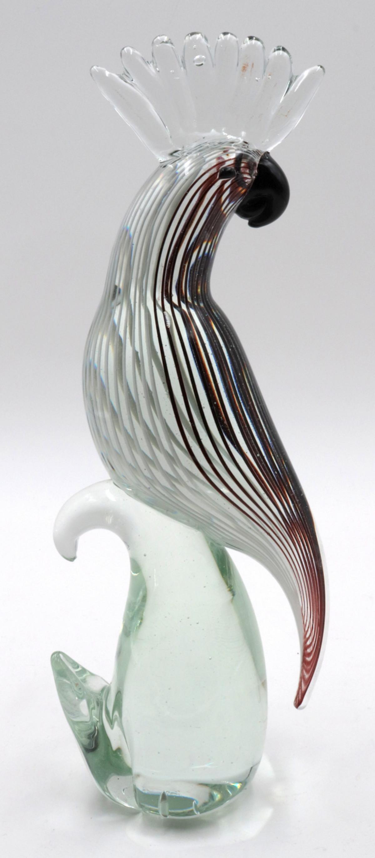 Italian Murano Art Glass Bird (1 of 3)
