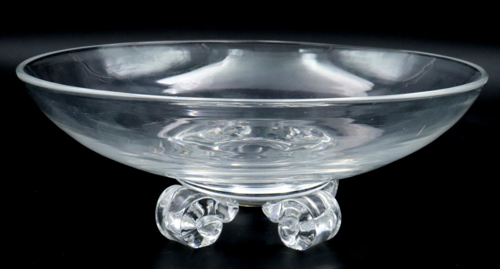 Steuben Crystal Footed Bowl (1 of 2)