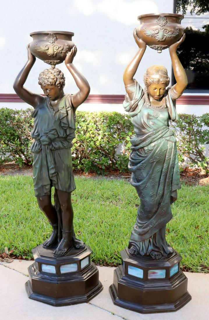 Pair of After Moreau Bronze Sculptures (1 of 11)