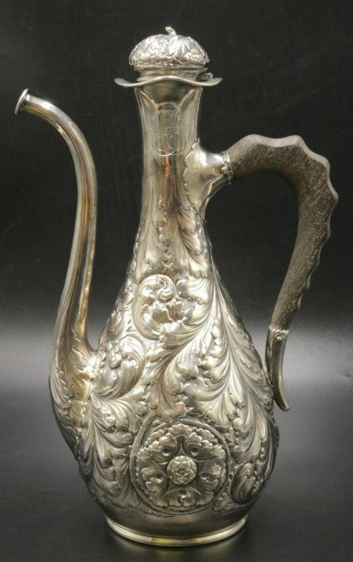 Gorham Repousse Sterling Turkish Coffee Pot (1 of 5)