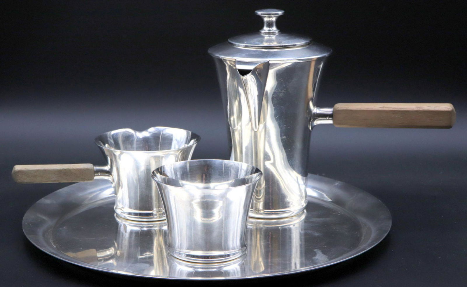 Modernist Porter Blanchard Sterling Coffee Set (1 of 4)