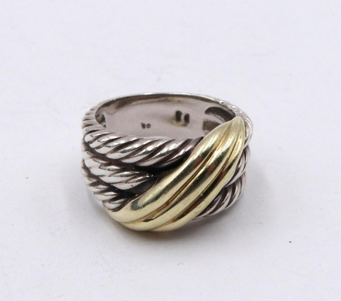 David Yurman 14Kt & Sterling Ring (1 of 2)