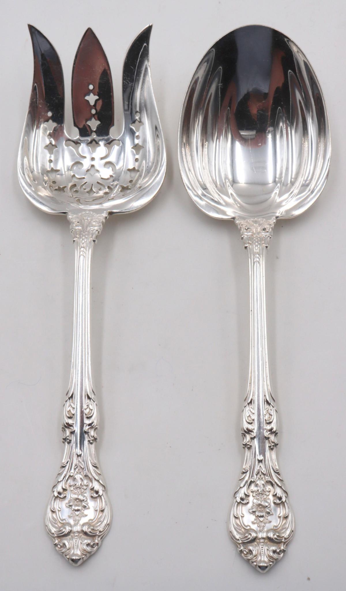 Gorham "King Edward" Sterling Salad Set (1 of 3)