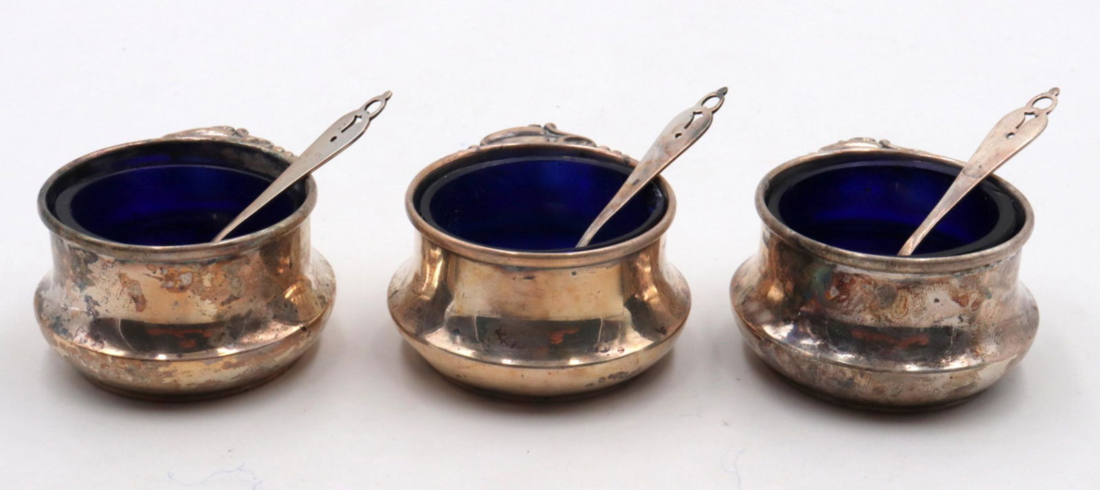 3 Pc. Webster Sterling Salt Cellars (1 of 3)
