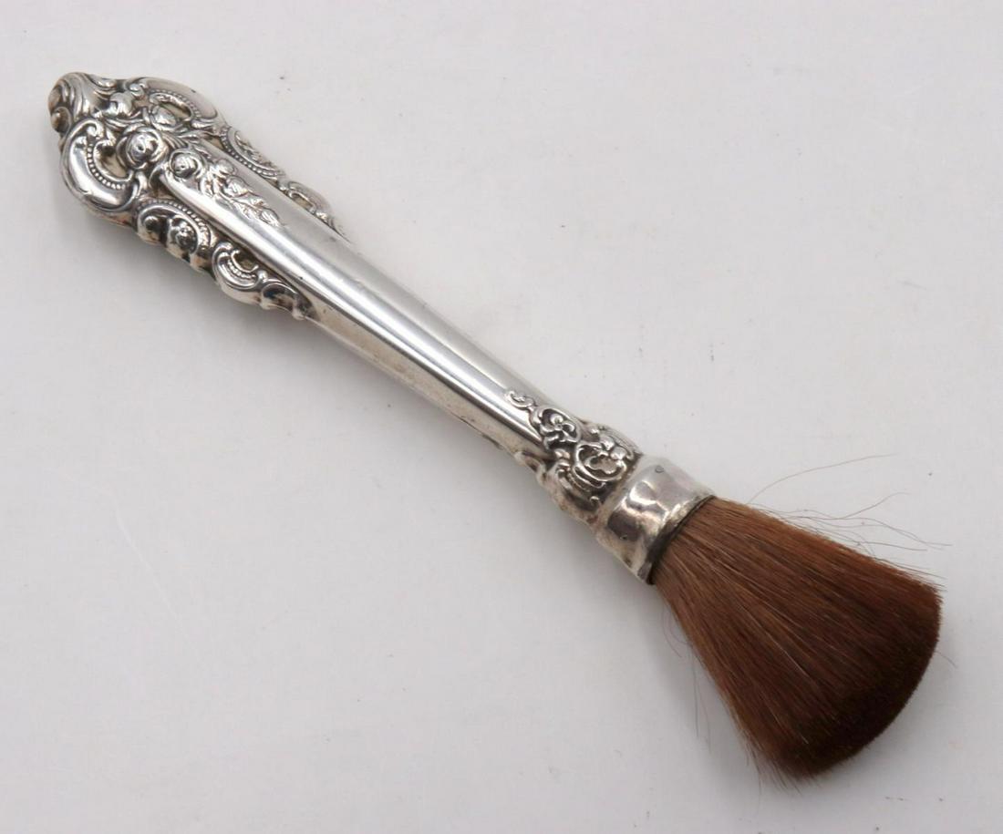 Rare Wallace "Grande Baroque" Sterling Silver Brush: Rare Wallace "Grande Baroque" Sterling Silver Brush. Measures approx. - 4 1/2" long.