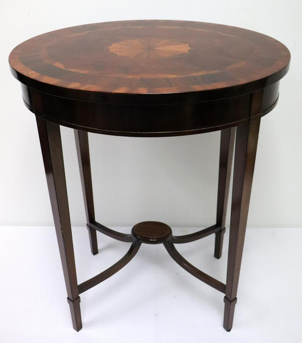 Antique Inlaid Wooden Table (1 of 3)