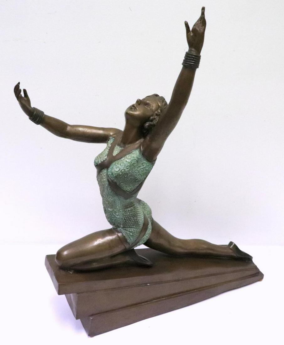 Contemporary Dancer Bronze Sculpture (1 of 3)