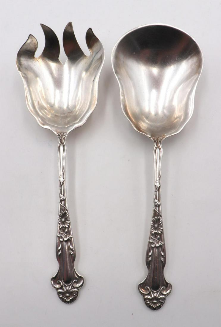 R. Blackington & Co. Sterling Silver Salad Set (1 of 3)