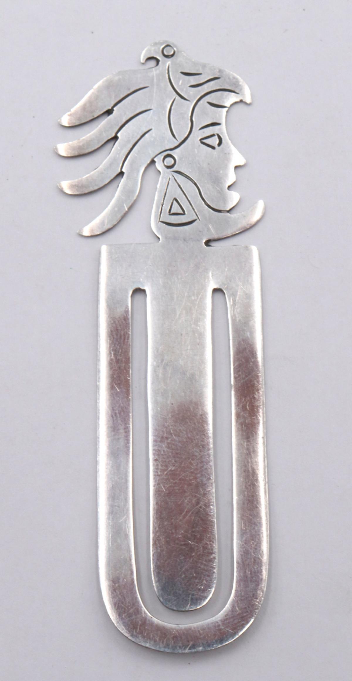 TM-285 Taxco Sterling Silver Book Mark (1 of 2)